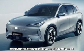 Geely EX5, More Comfortable and Environmentally Friendly Driving