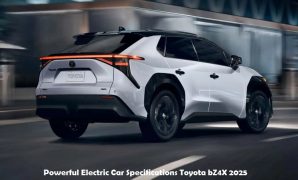 Powerful Electric Car Specifications Toyota bZ4X 2025